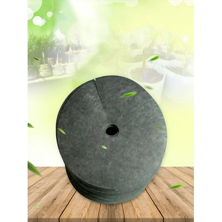 2 Pack 24 Inch Tree Weed Barrier Mat Black Durable Landscape Fabric Mulch Ring 2 Pack 24 Inch Tree Weed Barrier Mat Black Durable Landscape Fabric Mulch Ring